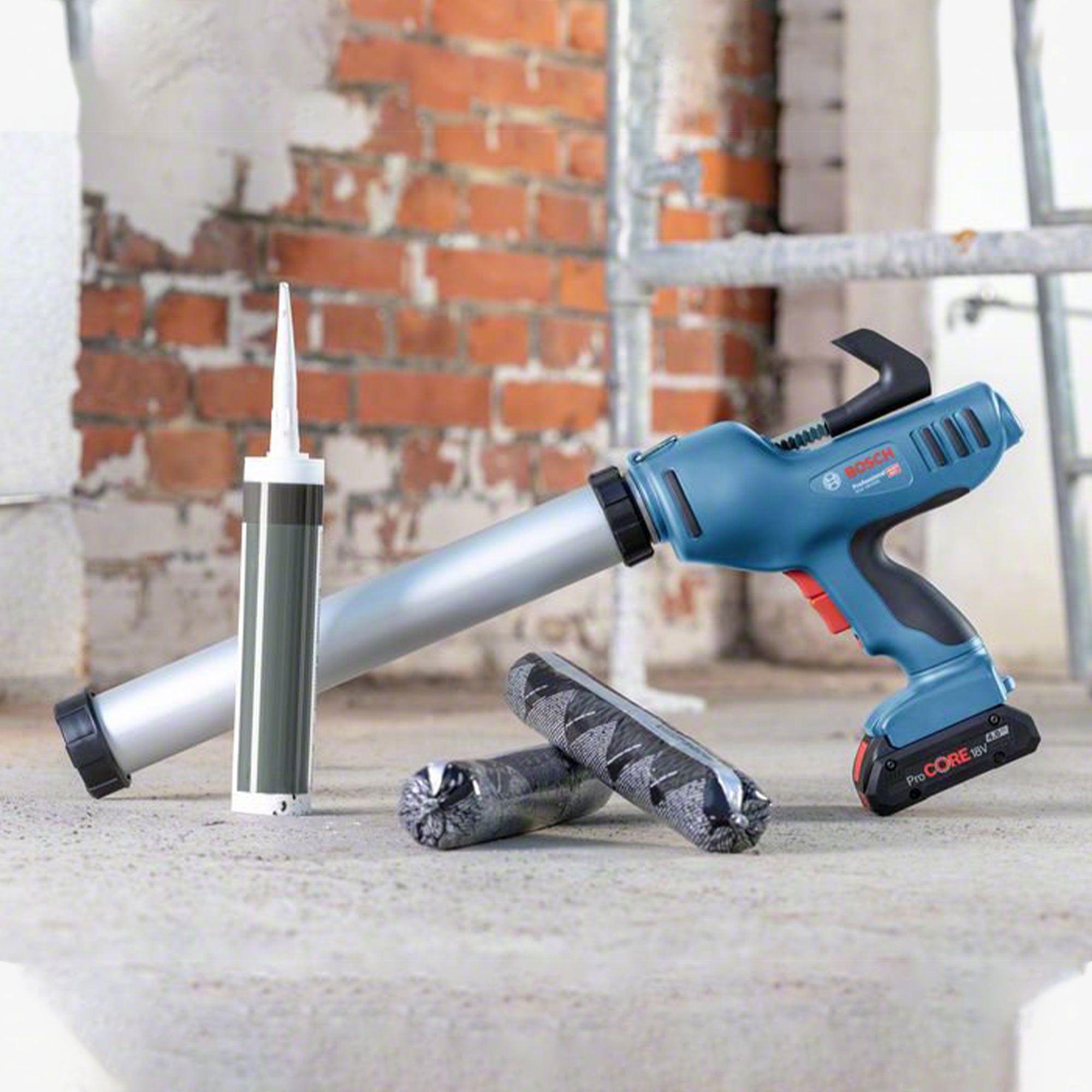 BOSCH 06019C4001 GCG 18 V 600 Cordless caulking gun, solo