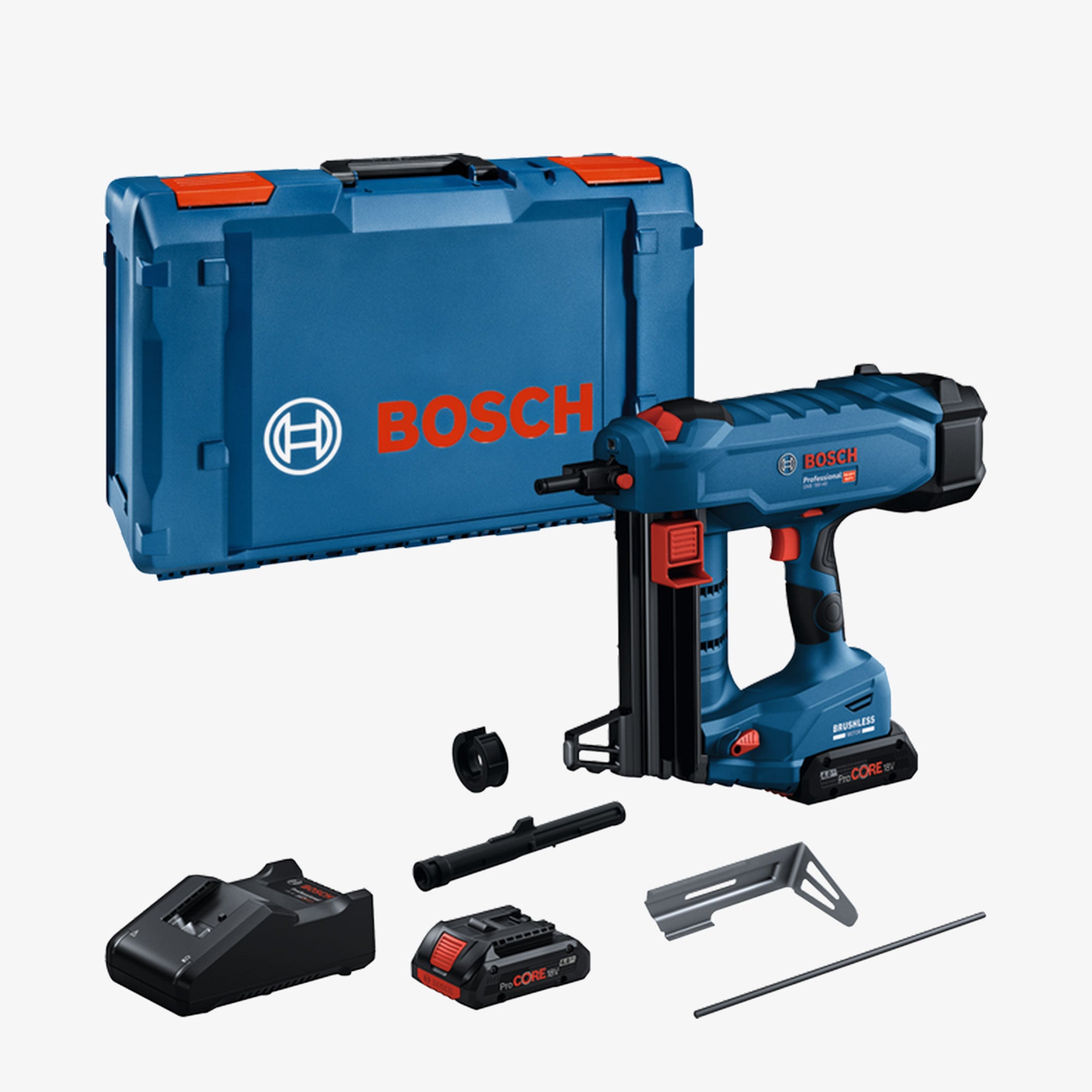 BOSCH 06019L7005 GNB 18V-40 Akku-Nagler IN XL-BOXX mit Zubehör
