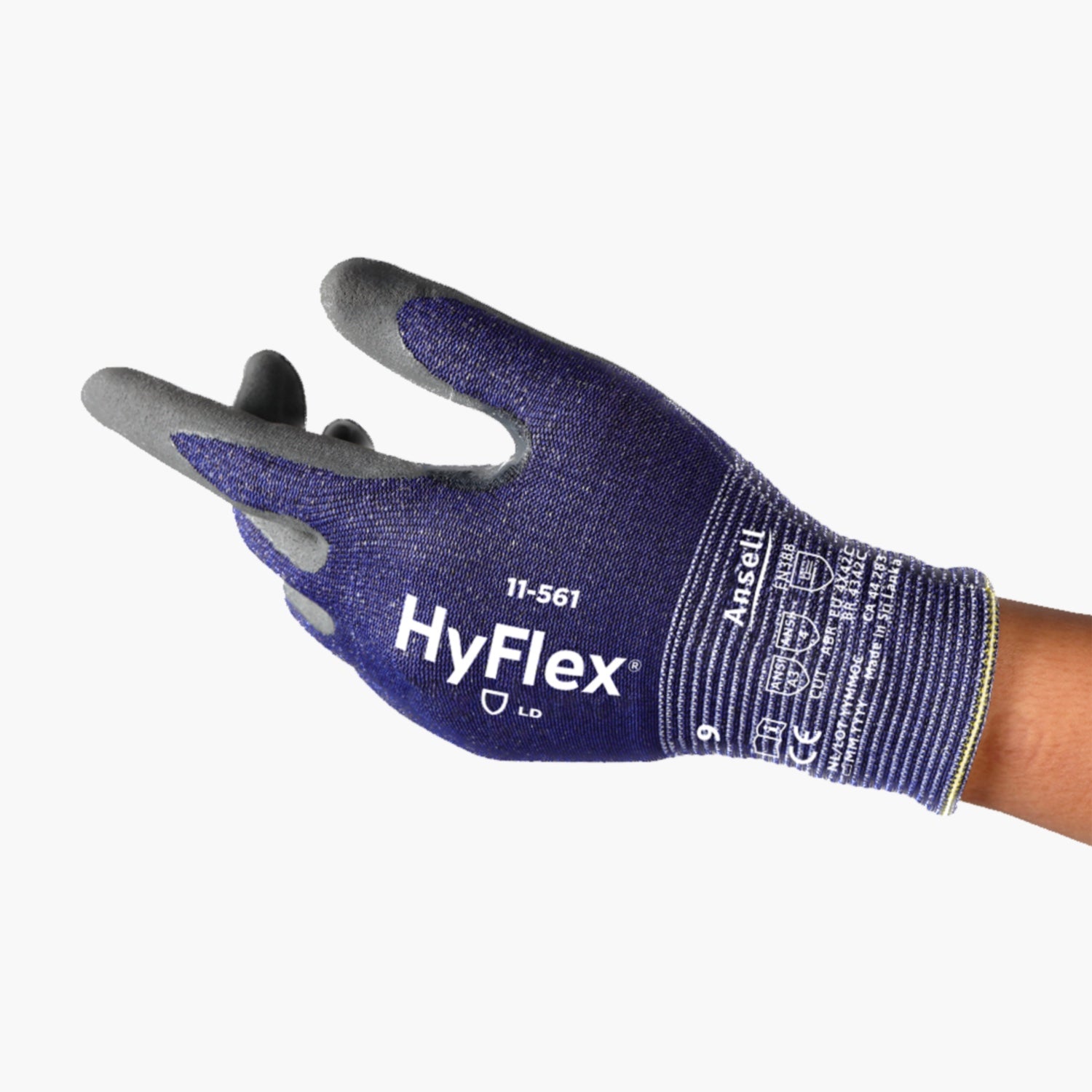 ANSELL HyFlex 11-561 Protective gloves pack - 12 pairs