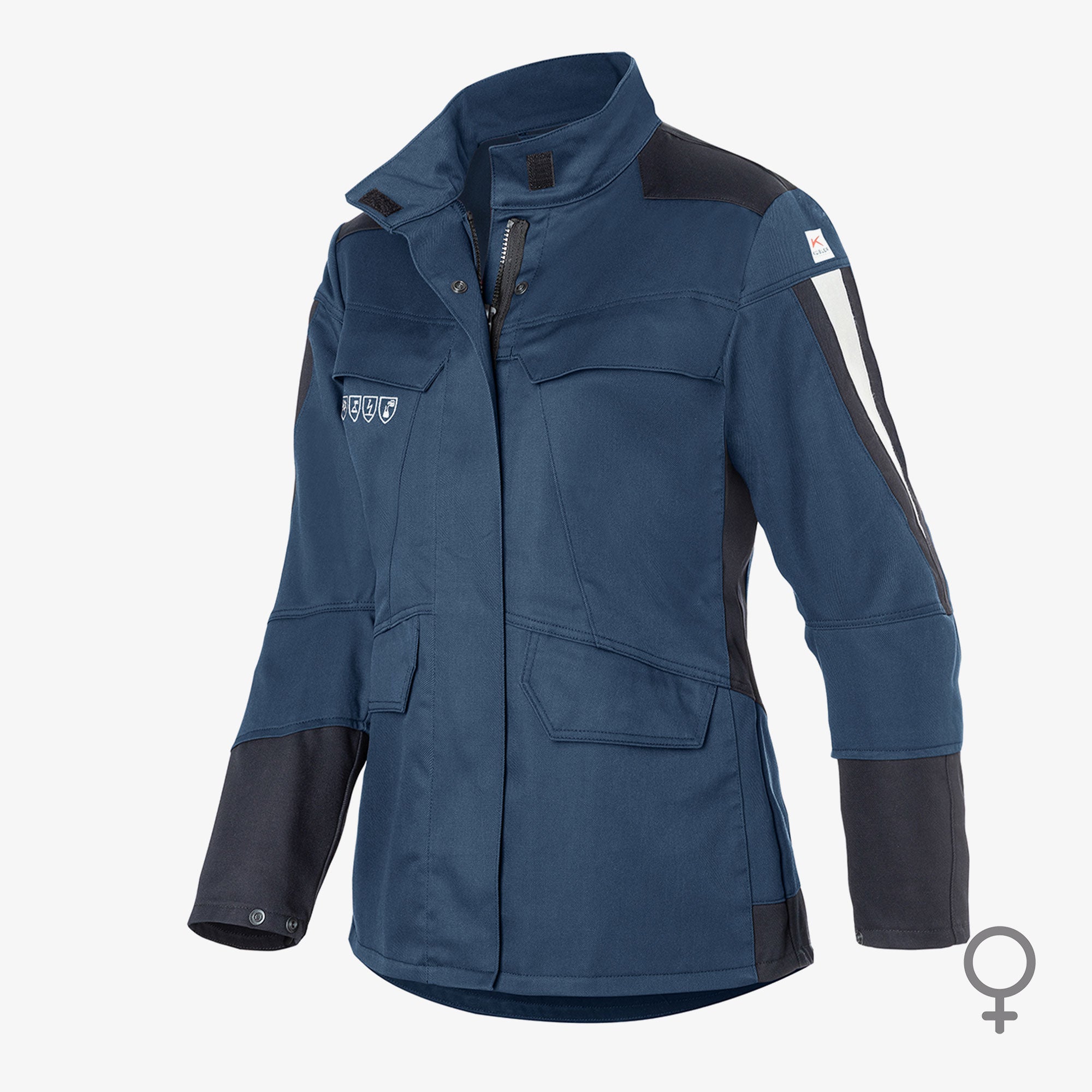 KÜBLER PROTECTIQ 1490-8428 ARC 1 PSA 3 Antistatic women's work blouse