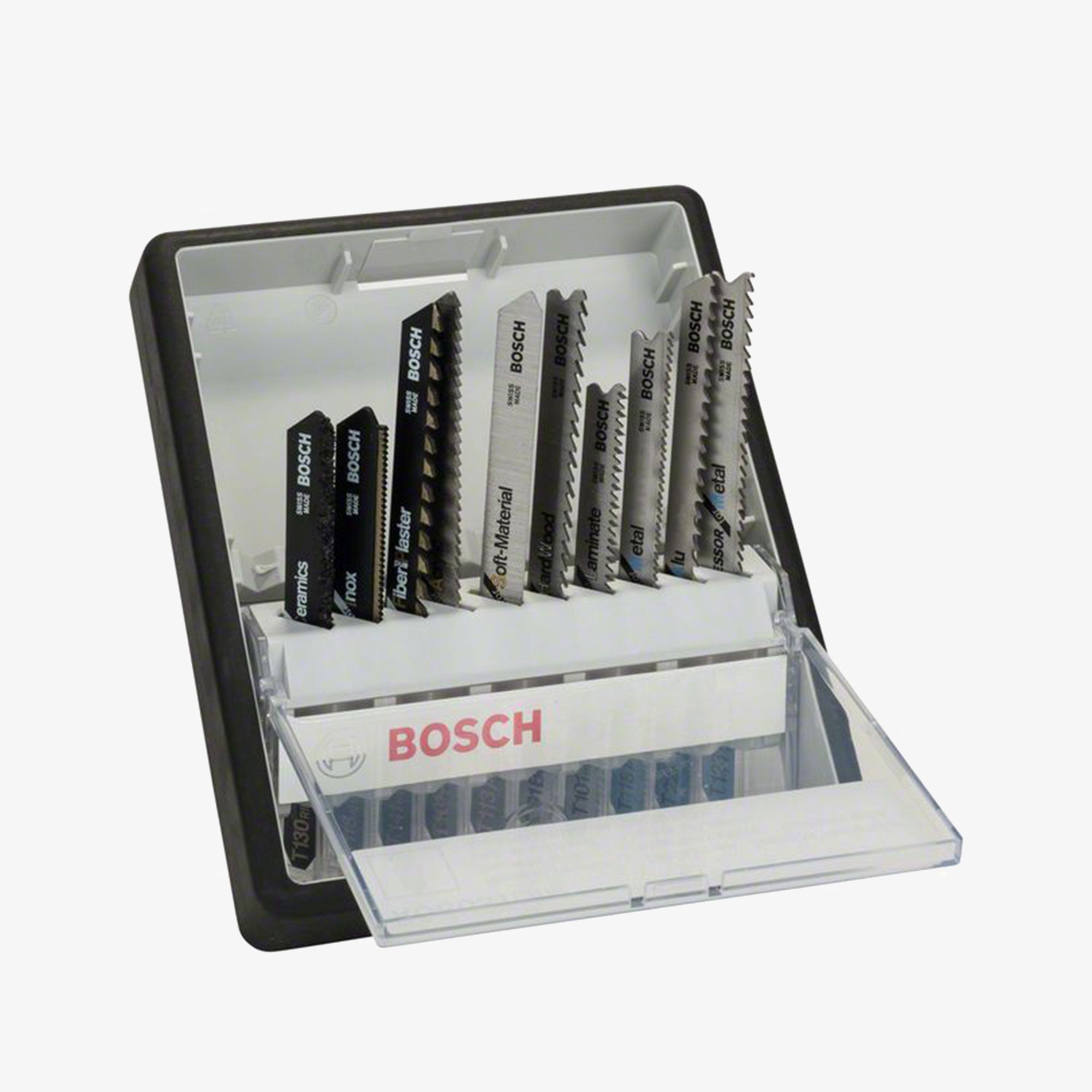 BOSCH 2607010574 Satz mit 10 Stichsägeblättern Robust Line mit T-Aufnahme, Sondermaterialien