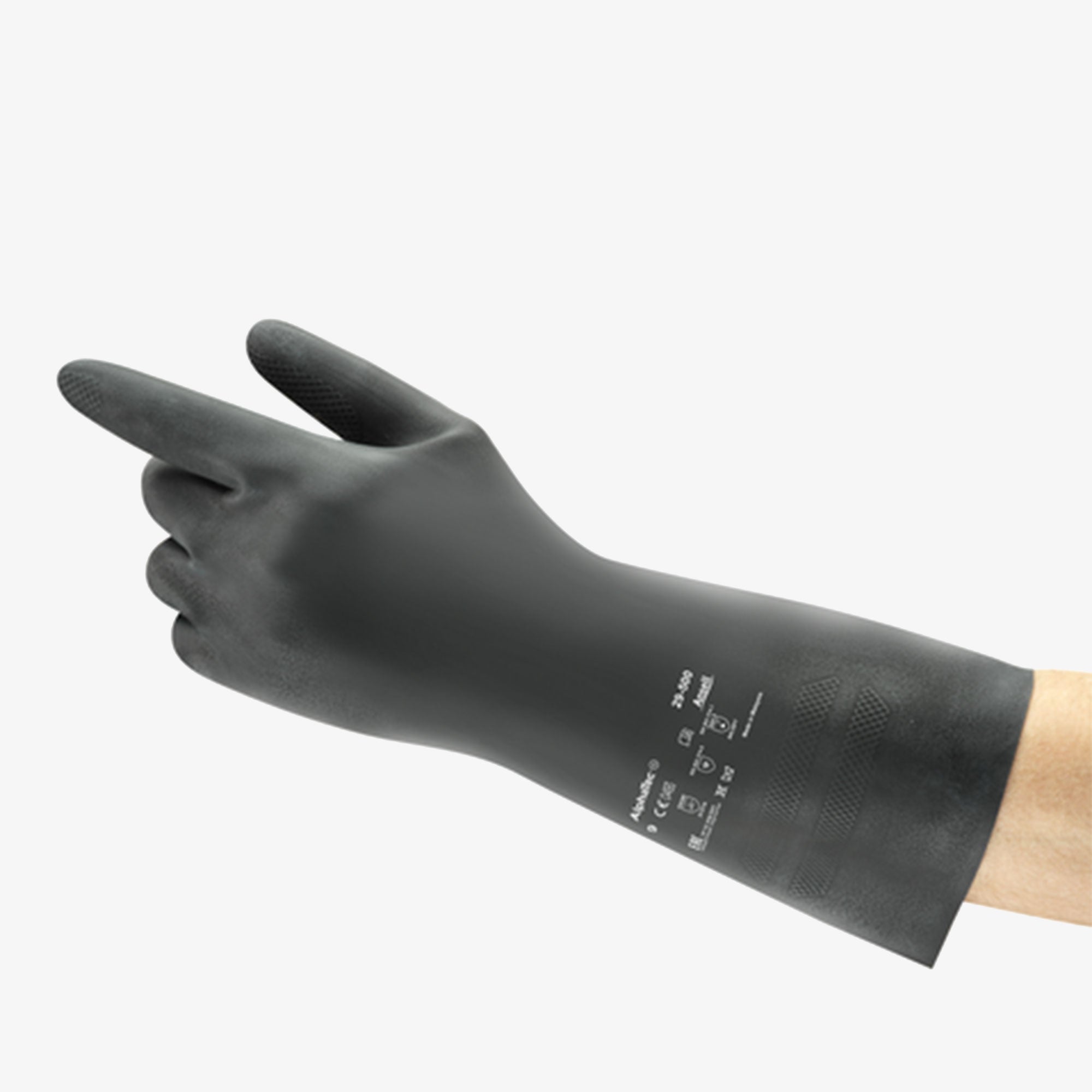 ANSELL AlphaTec 29-500 chemical resistant gloves package - 12 pairs