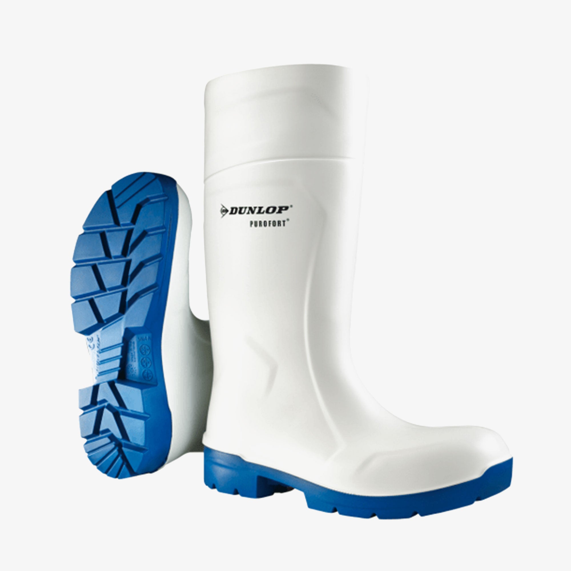 DUNLOP CA61131 Purofort Multigrip Weißblaue Arbeitsschutzstiefel S4