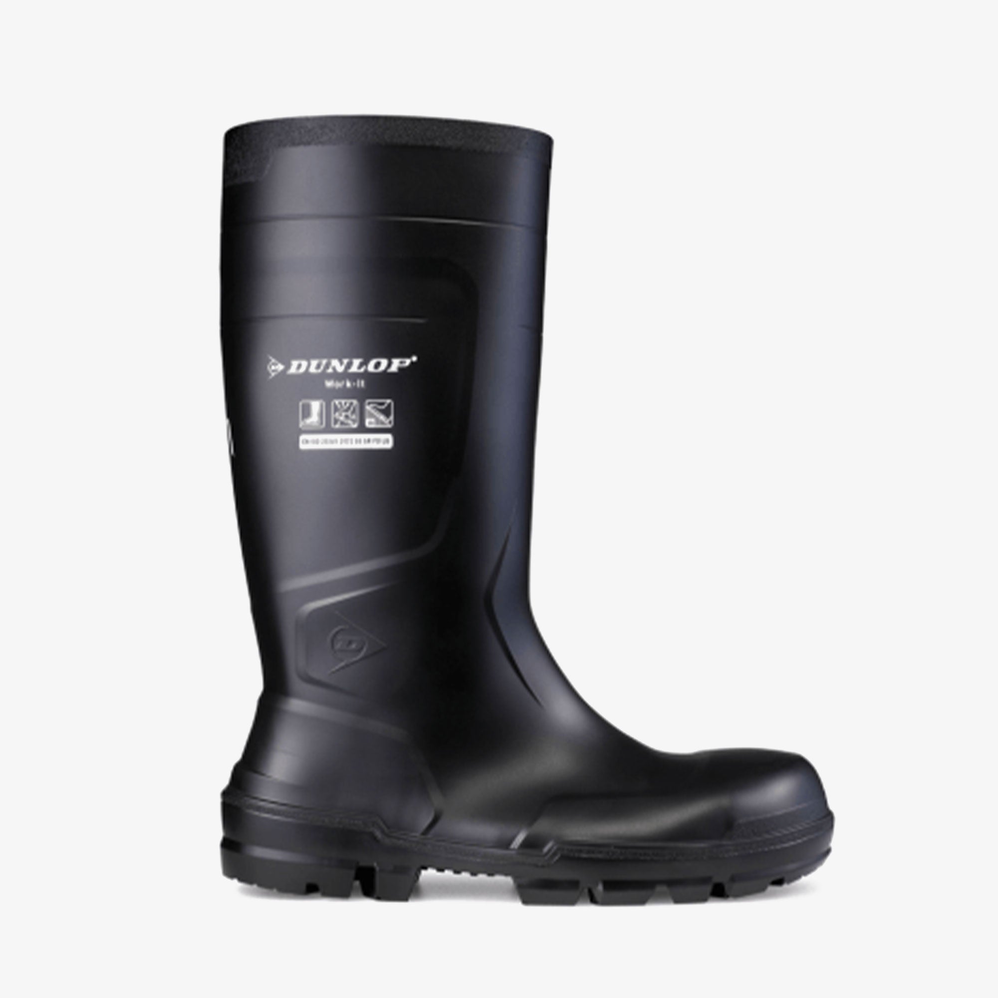 DUNLOP NB2HD01 Work It Black protective work boots S5 PVC
