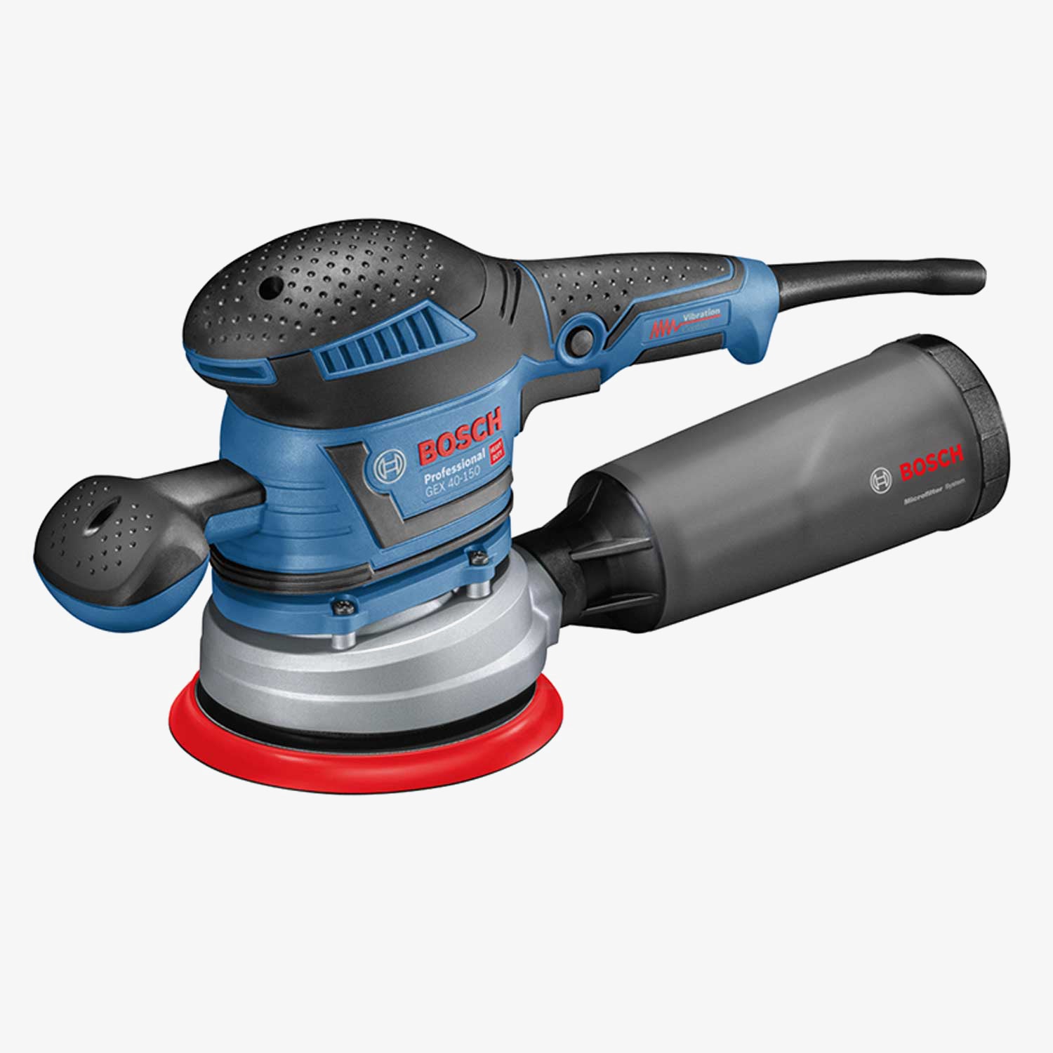 BOSCH 060137B201 GEX 40-150 Exzenterschleifer, L-BOXX