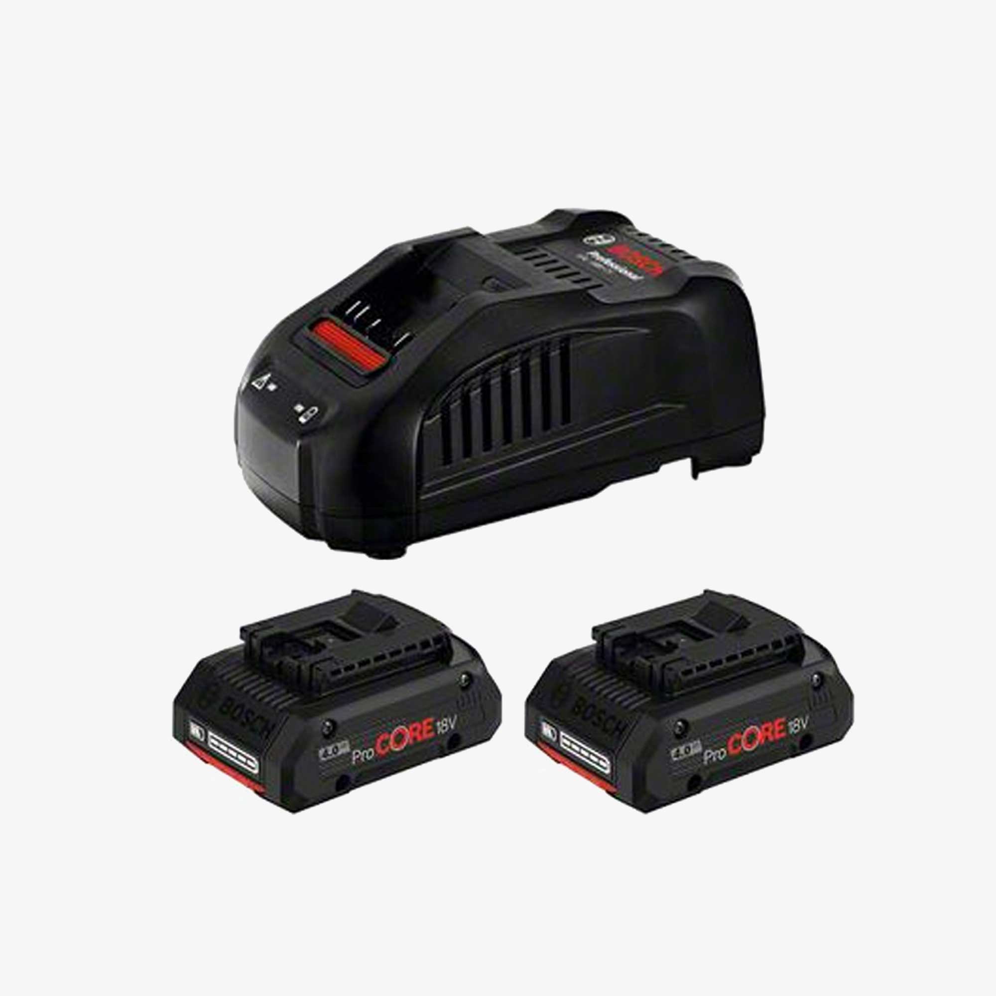 BOSCH 1600A016GF 2 x ProCORE18V 4,0 Ah + GAL 1880 CV