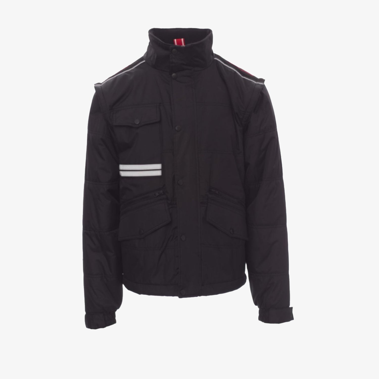 PAYPER Fighter 2in1 Schwarze Arbeitsjacke