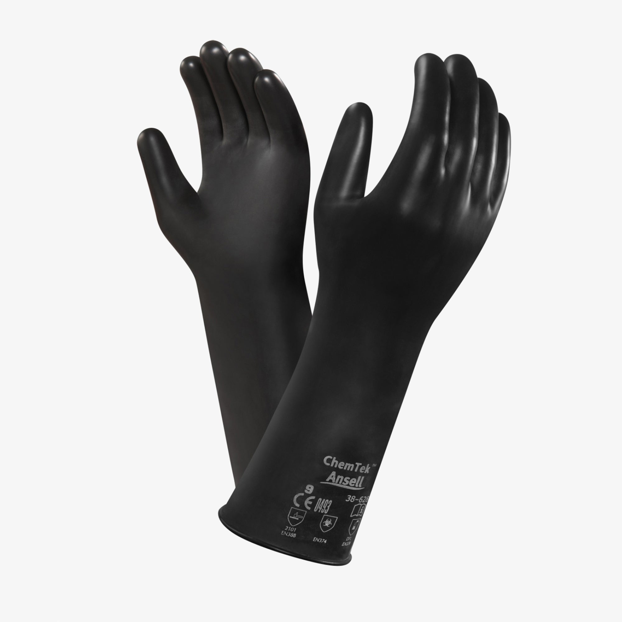 ANSELL AlphaTec 38-628 Butyl chemical resistant gloves